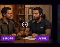 Interview editing example